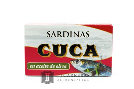 SARDINA ACEITE OLIVA CUCA RR-125 3 piezas/lata