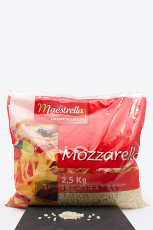 MOZARELLA CUBETI MAESTRELLA 2,5kg PRECIO x BOLSA